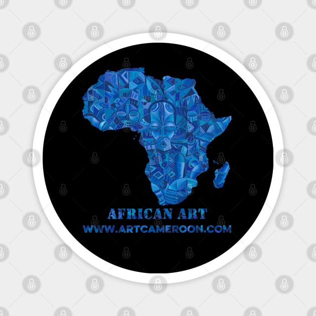 The Blues Band African Musicians Magnet by ArtCameroon